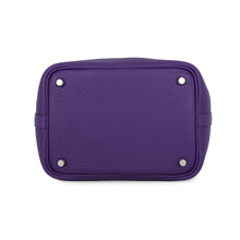 Load image into Gallery viewer, HERMES Picotin Lock Purple Taurillon Clemence Size PM

