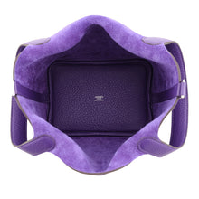 Load image into Gallery viewer, HERMES Picotin Lock Purple Taurillon Clemence Size PM
