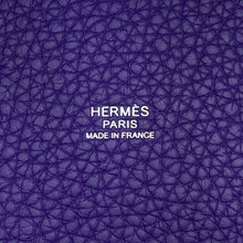 Load image into Gallery viewer, HERMES Picotin Lock Purple Taurillon Clemence Size PM
