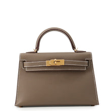 Load image into Gallery viewer, HERMES Mini Kelly 2 Etoupe Epsom
