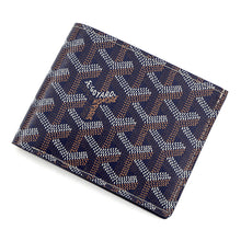 Load image into Gallery viewer, GOYARD Saint Florentine Bifold Wallet Compact Wallet Navy BlueSTFLO2PMLTY12CL12P PVC/Leather
