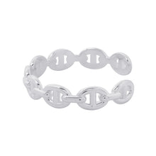 将图像加载到图库查看器中，HERMES Chaine d'Ancre Bangle Size SH SV925

