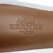 Load image into Gallery viewer, HERMES Oazis Sandals White Calf Leather Size 36
