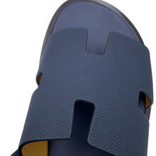 Load image into Gallery viewer, HERMES Izmir Sandals Marine Epsom Size 40
