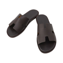 Load image into Gallery viewer, HERMES Izmir Sandals Moka Calf Leather Size 40
