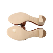 Load image into Gallery viewer, HERMES Oazis Sandals GoldH071002Z03360 Calf Leather Size 36
