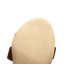 Load image into Gallery viewer, HERMES Oazis Sandals GoldH071002Z03360 Calf Leather Size 36
