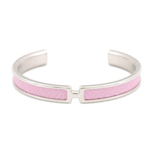 Load image into Gallery viewer, HERMES Olymp Bracelet Size T2 Mauve SylvestreH500344FKX9T2 Epsom Metal
