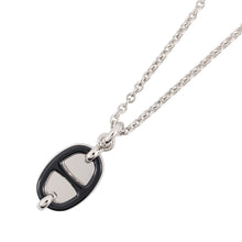 Load image into Gallery viewer, HERMES Mini Maillon Necklace Size PM BlackH100053FP03 Metal Lacquer
