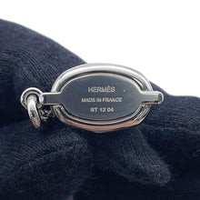 Load image into Gallery viewer, HERMES Mini Maillon Necklace Size PM BlackH100053FP03 Metal Lacquer
