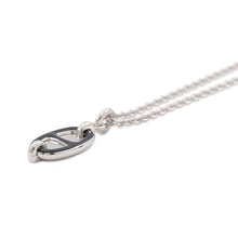 Load image into Gallery viewer, HERMES Mini Maillon Necklace Size PM BlackH100053FP03 Metal Lacquer
