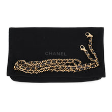 Load image into Gallery viewer, CHANEL CCFiligree Chain Wallet BlackA84450 Caviar Leather
