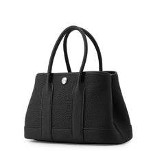 Load image into Gallery viewer, HERMES Neo Garden Black Negonda Leather Size 23
