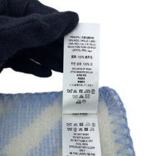 Load image into Gallery viewer, BURBERRY Check Wool Scarf Dive Blue81258301 Wool100%
