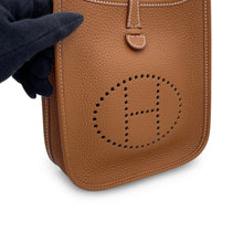 Load image into Gallery viewer, HERMES Evelyne Long Amazon Gold Taurillon Clemence Size TPM
