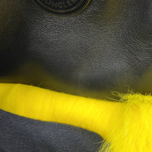 Load image into Gallery viewer, MONCLER Georgine Shoulder Black/YellowB209A0065400 Leather Fur Size Small
