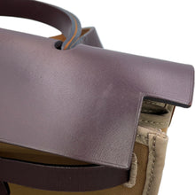 Load image into Gallery viewer, HERMES Herbag zip Etoupe/Ebene Toile Officier Vache Hunter Leather Size PM
