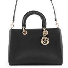 Load image into Gallery viewer, Dior Lady D-Saia 2-Way Handbag BlackM1151OTRL_M900 Leather Size Medium
