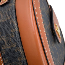 Load image into Gallery viewer, CELINE Triomphe Heart Tambour Shoulder Bag Tan198212BZJ.04LU PVC Leather
