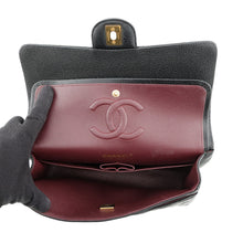 Load image into Gallery viewer, CHANEL Matelasse W Flap ChainShoulder Bag BlackA01112-Y01864-C3906 Caviar Leather Size 25
