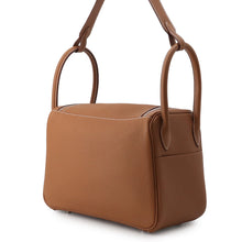 Load image into Gallery viewer, HERMES Lindy Gold Taurillon Clemence Size 26
