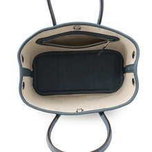 Load image into Gallery viewer, HERMES Neo Garden Blue Tempete Negonda Leather Size 23
