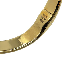 Load image into Gallery viewer, LOUIS VUITTON Cuff nanogram Size M GoldM00252 Monogram・Pattern Metal
