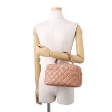 Load image into Gallery viewer, CHANEL Matelasse Trendy CC Bowling Bag BeigeA93007 Lambskin
