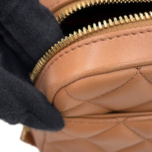Load image into Gallery viewer, CHANEL Matelasse Trendy CC Bowling Bag BeigeA93007 Lambskin

