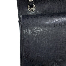 将图像加载到图库查看器中，CHANEL Matelasse W Flap ChainShoulder Bag BlackA58600 Caviar Leather Size 30
