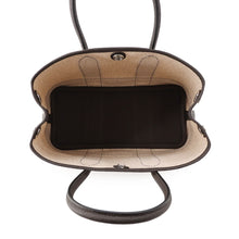 Load image into Gallery viewer, HERMES Neo Garden Ebene/Ecru Toile H Negonda Leather Size 23
