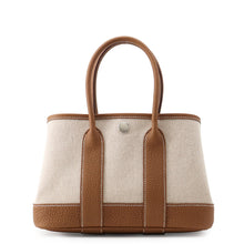 Load image into Gallery viewer, HERMES Neo Garden Gold/Ecru Toile H Negonda Leather Size 23
