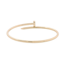 将图像加载到图库查看器中，CARTIER Juste Un Clou Bracelet Size Small/17B6062617/B6062600 18K Yellow Gold

