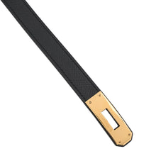 Load image into Gallery viewer, HERMES Kelly Belt Black Epsom
