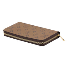 Load image into Gallery viewer, LOUIS VUITTON Zippy Wallet NoirM82444 Monogram Reverse Canvas
