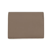 Load image into Gallery viewer, LOEWE Anagram Compact Wallet Taupe GreyC821NCWX03 3170 Pebble Grain Calf Leather
