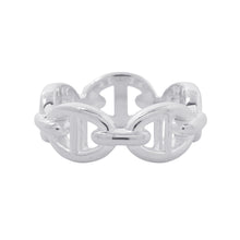 将图像加载到图库查看器中，HERMES Chaine d'Ancre Anchene Ring Size PM/49/#9 SV925
