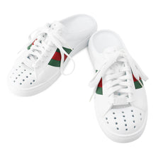 Load image into Gallery viewer, GUCCI Ace Sandals White652520 Rubber Size 36
