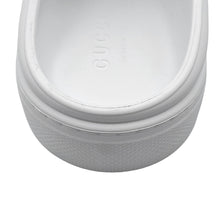 Load image into Gallery viewer, GUCCI Ace Sandals White652520 Rubber Size 36
