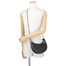 Load image into Gallery viewer, CHANEL Matelasse Small Hobo Shoulder Bag BlackAS3917 Lambskin
