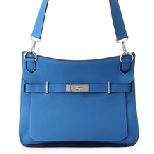 Load image into Gallery viewer, HERMES Jypsiere Blue Hydra Taurillon Clemence Size 34
