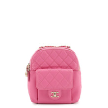 Load image into Gallery viewer, CHANEL Matelasse Backpack PinkAS0004 Caviar Leather
