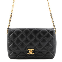 Load image into Gallery viewer, CHANEL Matelasse Melody Flap Chain Shoulder Bag BlackAS3165 Caviar Leather
