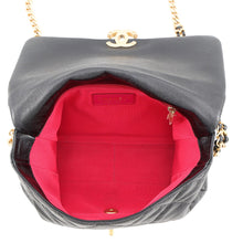 Load image into Gallery viewer, CHANEL Matelasse Melody Flap Chain Shoulder Bag BlackAS3165 Caviar Leather

