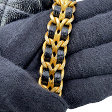 Load image into Gallery viewer, CHANEL Matelasse Melody Flap Chain Shoulder Bag BlackAS3165 Caviar Leather
