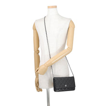 Load image into Gallery viewer, CHANEL Classic Matelasse Chain Shoulder Wallet BlackAP0250-Y01588-C3906 Caviar Leather
