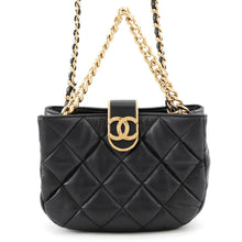 Load image into Gallery viewer, CHANEL Matelasse 2WayChainShoulder Bag BlackAS3475 Lambskin
