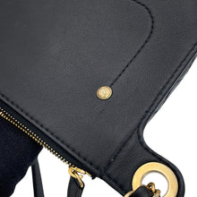 Load image into Gallery viewer, CHANEL CC Logo Matelasse Waist Bag Black Leather Tweed
