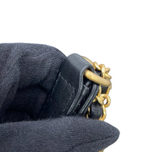 Load image into Gallery viewer, CHANEL CC Logo Matelasse Waist Bag Black Leather Tweed

