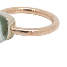 将图像加载到图库查看器中，Pomellato Nude Classic Ring Size Classic/57/#17 GreenQuartzPAA1100-O6000-000PA K18PG K18WG
